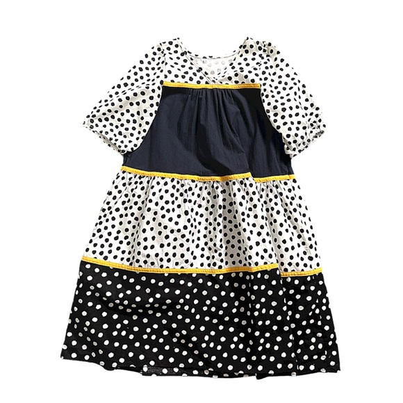 POLK A DOT LAYERED DRESS - Picture 4 of 4